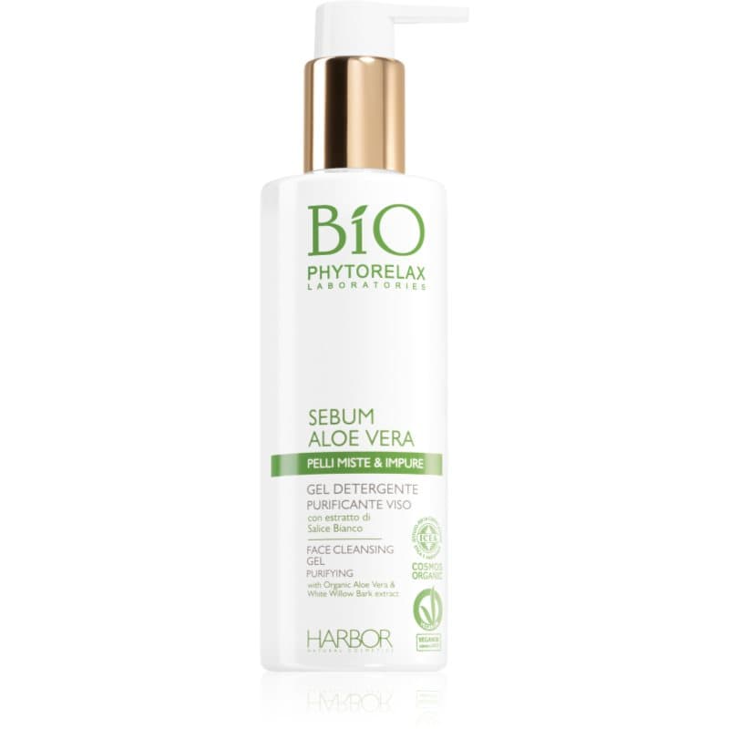 Phytorelax Laboratories Bio Sebum Aloe Vera Zachte Reinigingsgel met Aloe Vera 200 ml