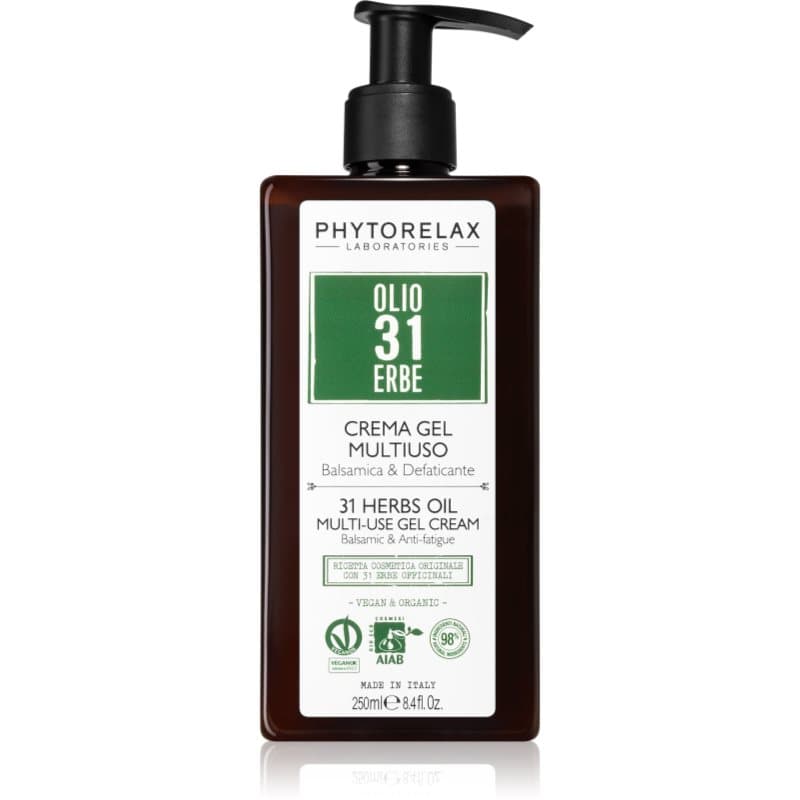Phytorelax Laboratories 31 Herbs Verfrissende Gelcreme voor Lichaam en Benen 250 ml