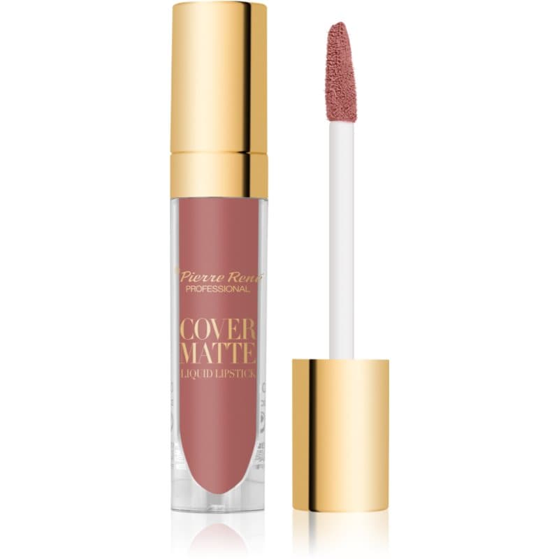 Pierre René Cover Matte matte vloeibare lipstick Tint 02 Vintage Rose 5 ml