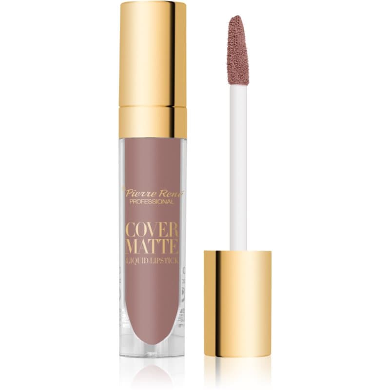 Pierre René Cover Matte matte vloeibare lipstick Tint 06 Burnt Sugar 5 ml