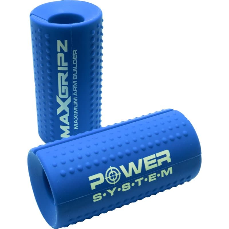 Power System Mx Gripz stevige handgrepen voor halters kleur Blue M 2 st
