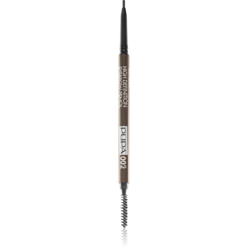 PUPA Milano High Definition Automatische Wenkbrauwpotlood Waterproof Tint 002 Brown 0.09 g