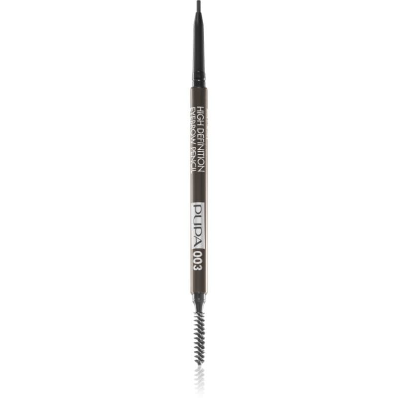 PUPA Milano High Definition Automatische Wenkbrauwpotlood Waterproof Tint 003 Dark Brown 0.09 g