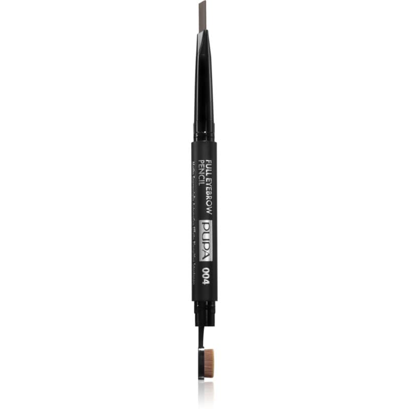 PUPA Milano Full Eyebrow Automatic Pencil Automatische Wenkbrauwpotlood Tint 004 - Extra Dark 0.2 g