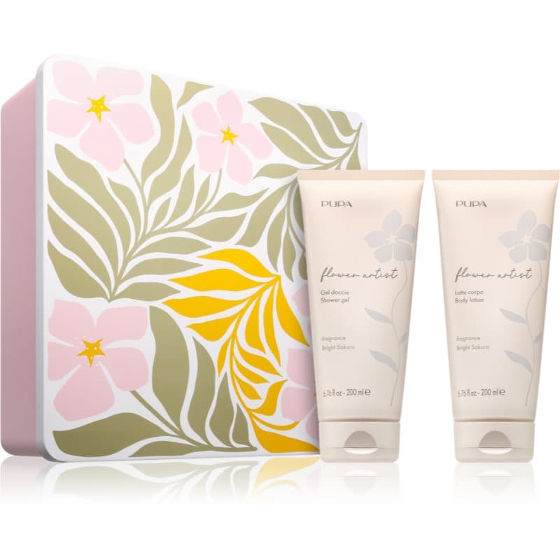 PUPA Milano Flower Artist Kit Gift Set voor het Lichaam met geur Bright Sakura