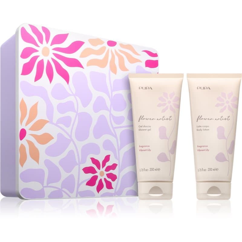 PUPA Milano Flower Artist Kit Gift Set voor het Lichaam met geur Vibrant Lily