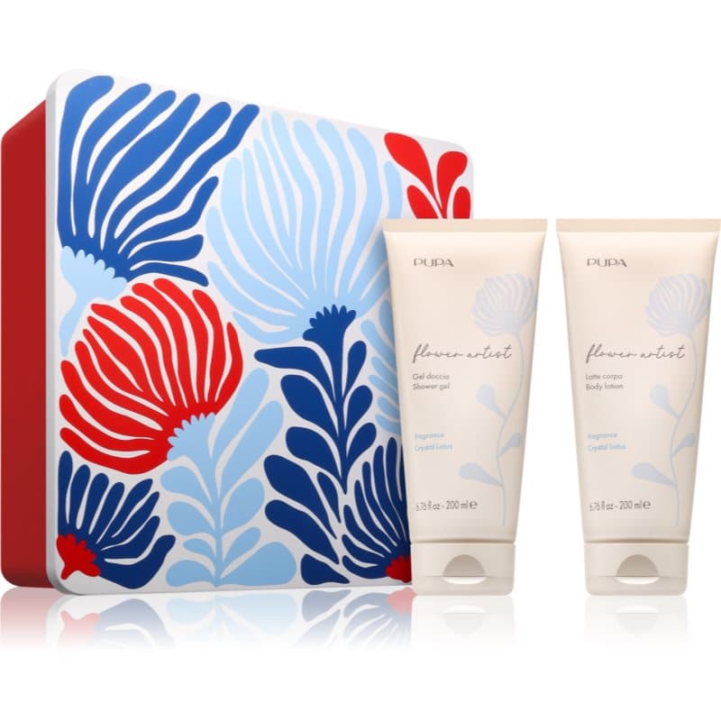 PUPA Milano Flower Artist Kit Gift Set voor het Lichaam met geur Crystal Lotus