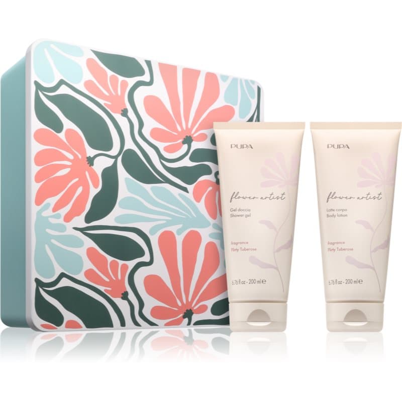PUPA Milano Flower Artist Kit Gift Set voor het Lichaam met geur Flirty Tuberose