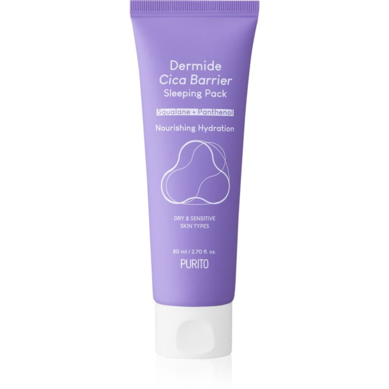 Purito Dermide Cica Barrier Hydraterende Nachtcrème met Ceramiden 80 ml