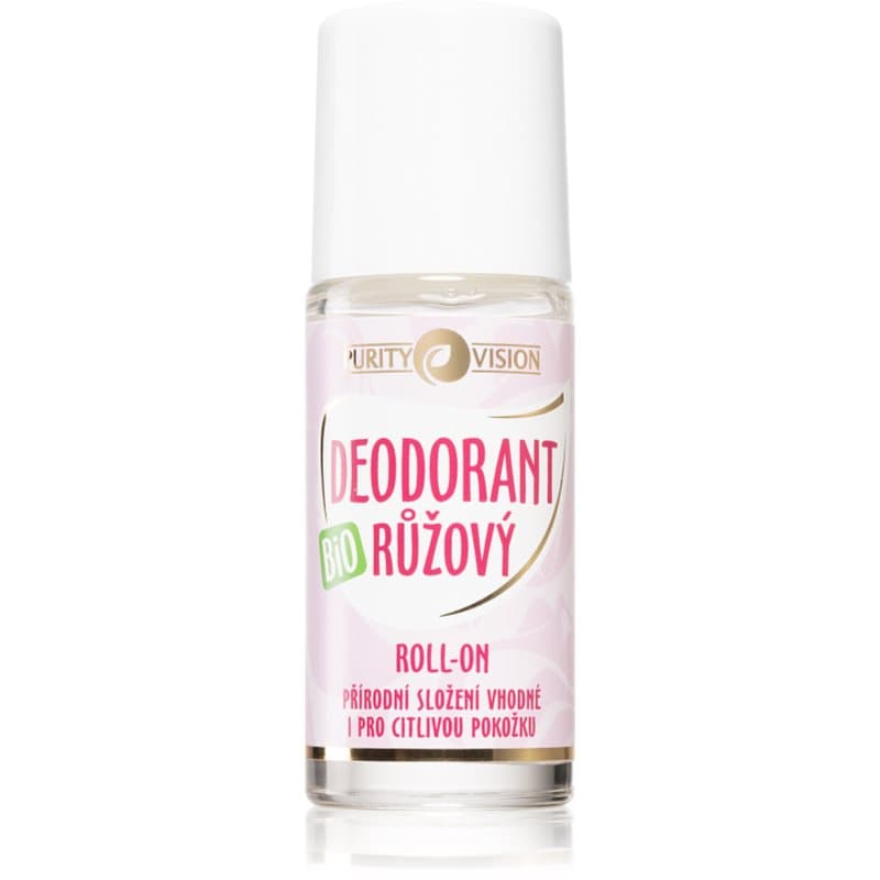 Purity Vision BIO Deodorant roller met rozenwater 50 ml