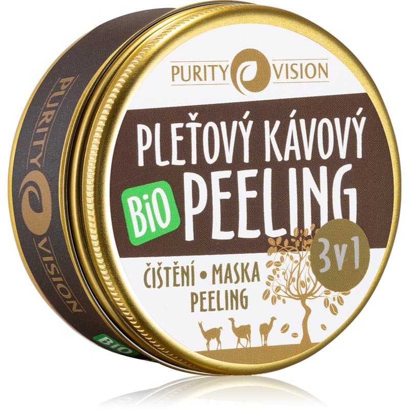 Purity Vision BIO Gezichtspeeling met Koffie Extract 70 ml