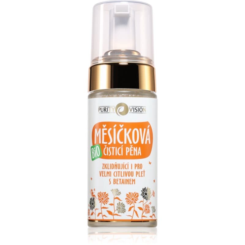Purity Vision BIO Calendula Cleansing Foam Kalmerende Reinigingsschuim 90 ml