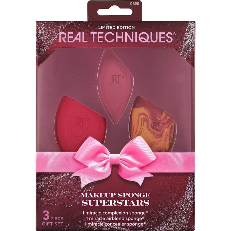 Real Techniques Makeup Sponge Superstars Applicatoren Set voor het Gezicht