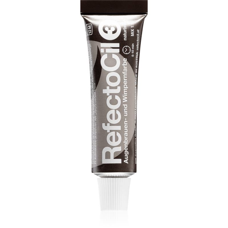 RefectoCil Eyelash and Eyebrow Wenkbrauw en Wimper verf Tint 3 Natural Brown 15 ml