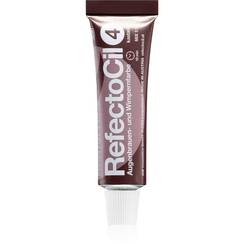 RefectoCil Eyelash and Eyebrow Wenkbrauw en Wimper verf Tint 4 Chestnut 15 ml