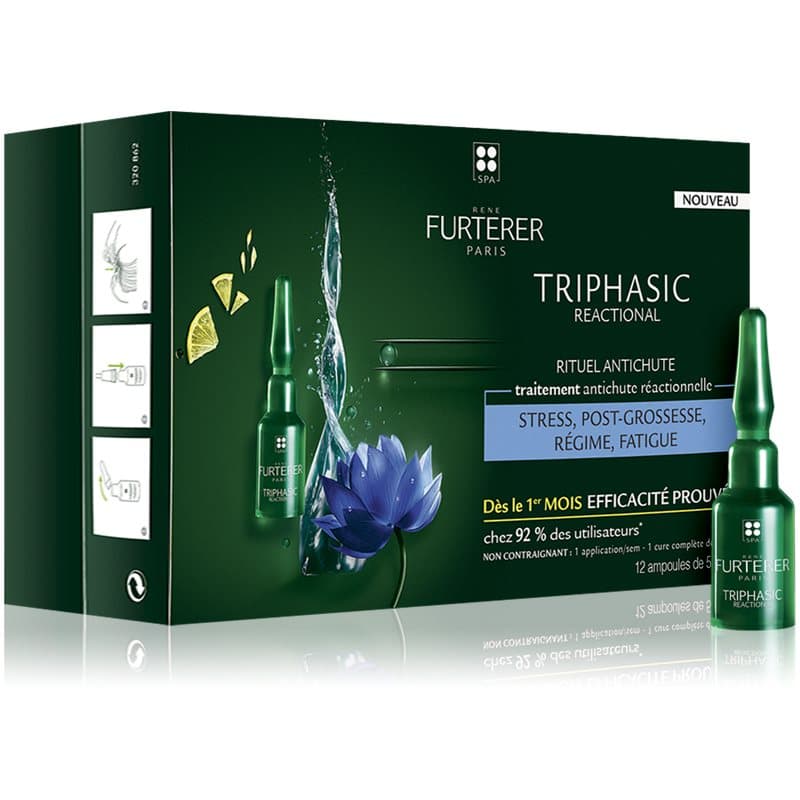 René Furterer Triphasic Reactional complexe zorg bij reactieve haaruitval 12x5 ml