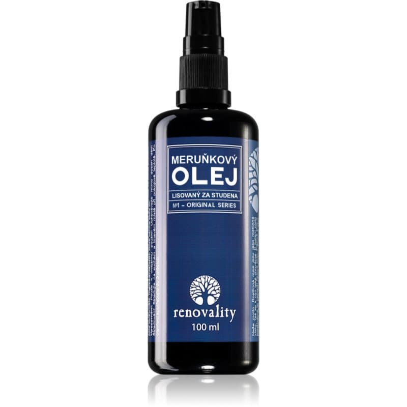 Renovality Original Series Cold-Pressed Apricot Oil Olie voor alle huidtypen 100 ml