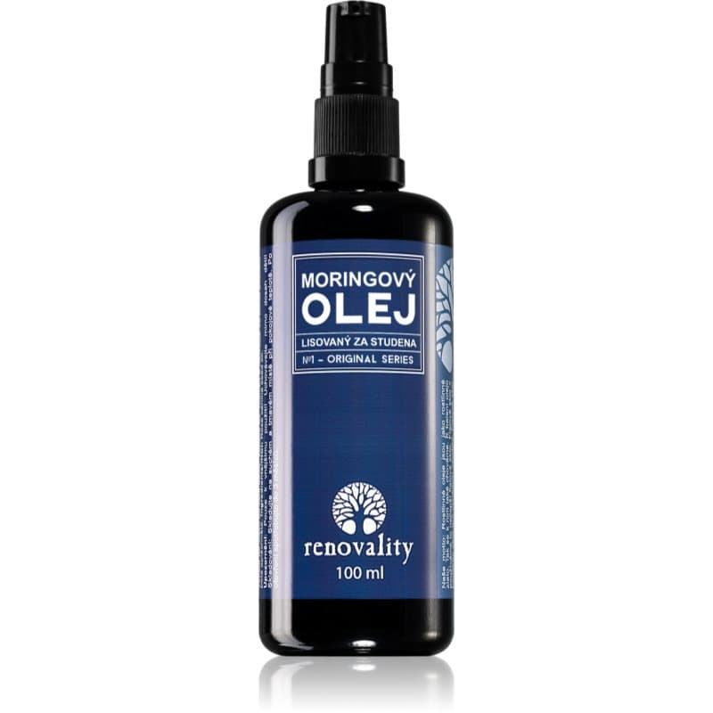Renovality Original Series Cold-Pressed Moringa Oil Gezichtsolie voor Droge Huid 100 ml