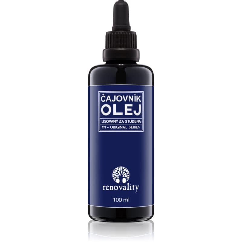 Renovality Original Series Cold-Pressed Tea Tree Oil Gezichtsolie voor Rijpe Huid 100 ml