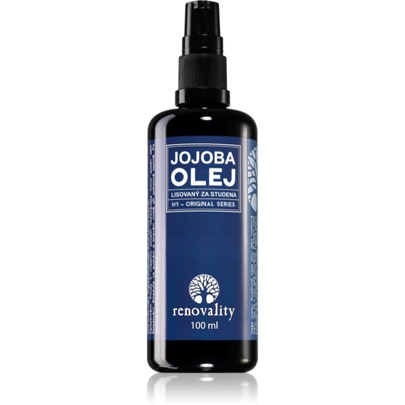 Renovality Original Series Cold-Pressed Jojoba Oil Gezichtsolie voor Droge Huid 100 ml