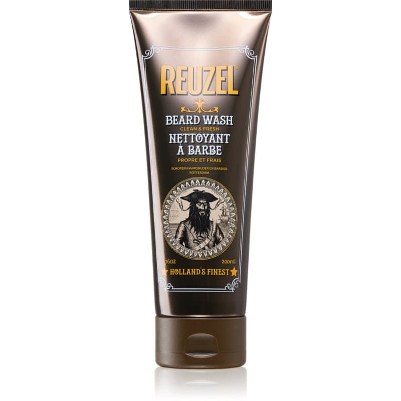 Reuzel Clean & Fresh Beard Wash Hydraterende Reinigingscrème voor Gezicht en Baard 200 ml