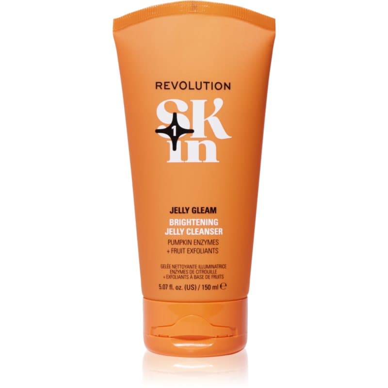 Revolution Skincare Be Bright Natural Fruit AHA Brightening Jelly Cleanser verhelderende reinigingsgel 150 ml