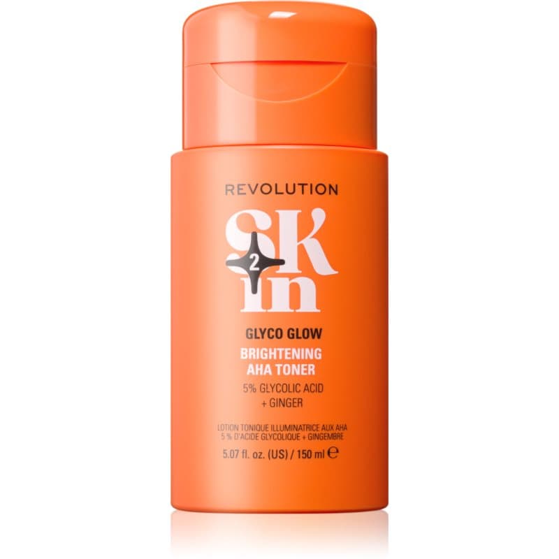 Revolution Skincare Be Bright Glow 5% Glycolic Acid Brightening AHA Toner Verhelderende Tonic 150 ml