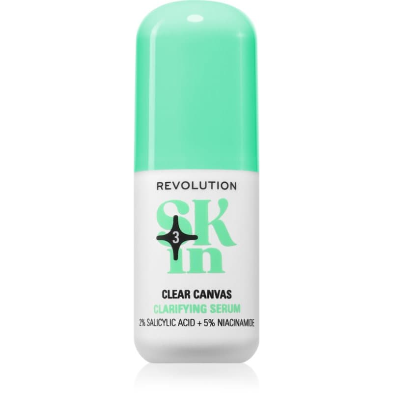 Revolution Skincare Clearly Clarify 5% Niacinamide & 2% Salicylic Clarifying Serum gladmakend, exfoliërend serum met niacinamide 30 ml
