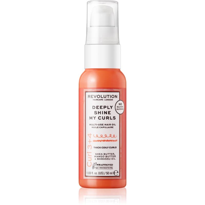 Revolution Haircare My Curls 3+4 Deeply Shine My Curls Multifunctionele Olie voor krullend haar 50 ml