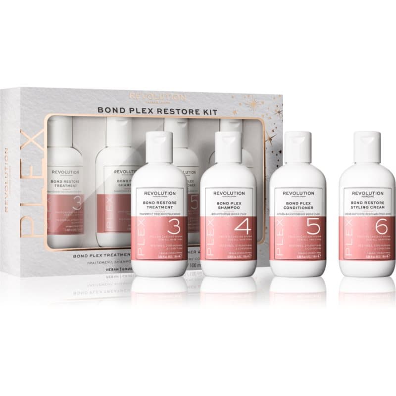 Revolution Haircare Plex Bond Restore Kit set voor Droog en Beschadigd Haar