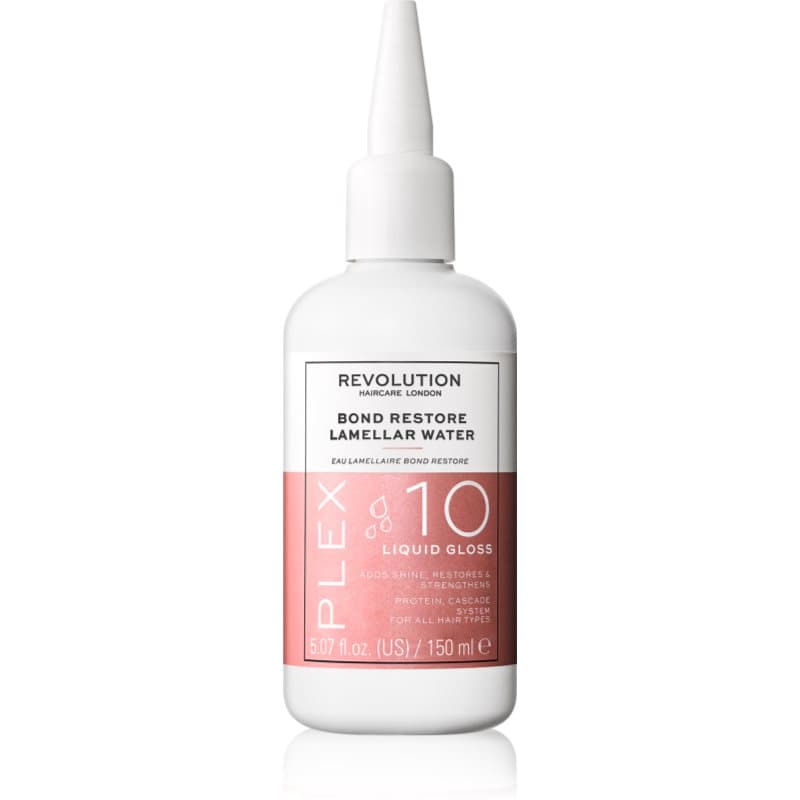 Revolution Haircare Plex No.10 Bond Restore Lamellar Water Intensief Herstellende Verzorging voor Beschadigd en Broos Haar 150 ml