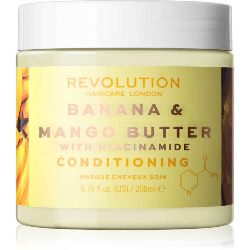 Revolution Haircare Hair Mask Banana & Mango Butter Intensief Verzorgende Masker voor het Haar 200 ml