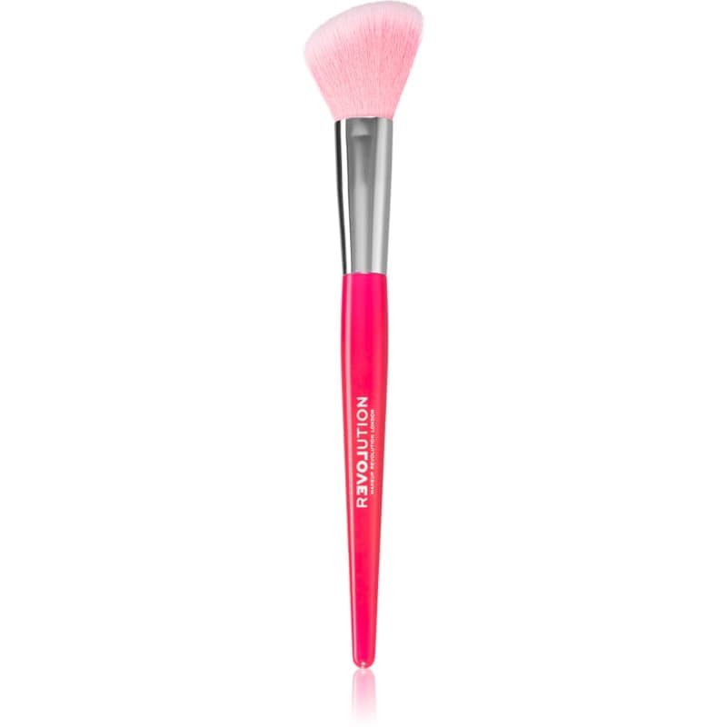 Revolution Relove Brush Queen schuine poeder- en bronzerpenseel 1 st