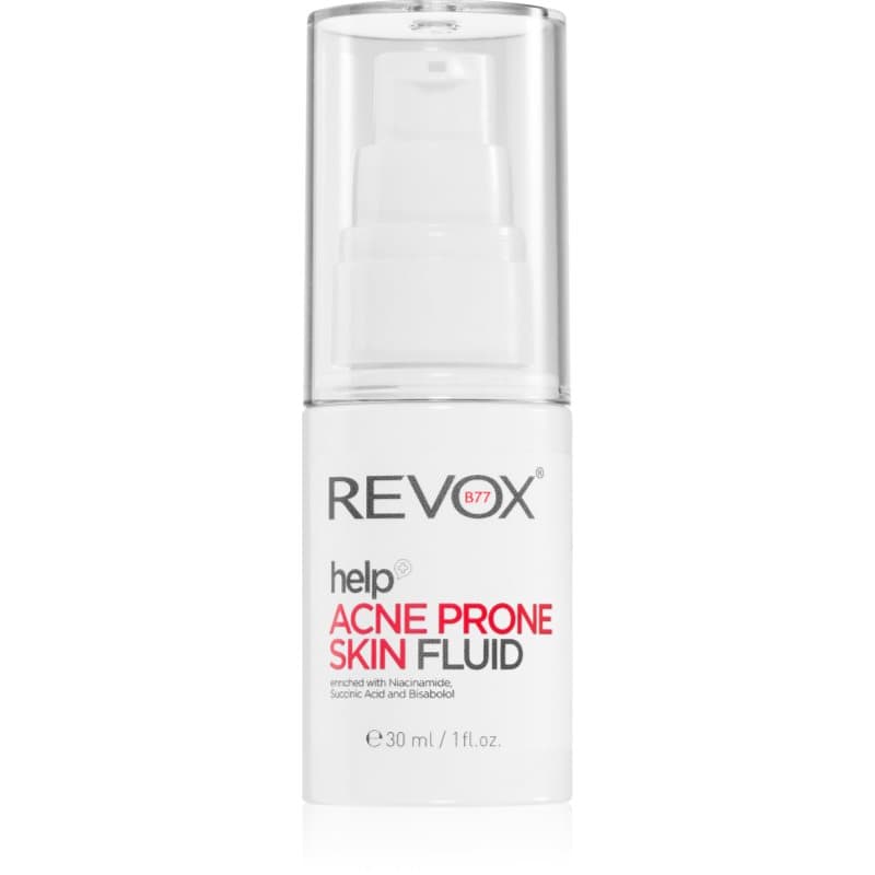 Revox B77 Help Acne Prone Skin Fluid Lichte Hydraterende Fluid Acne Huid 30 ml