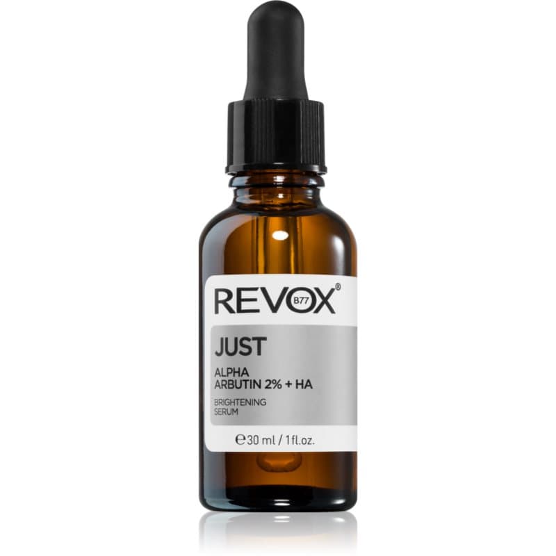 Revox B77 Just Alpha Arbutin 2% + HA Verhelderende Serum voor Gezicht en Hals 30 ml