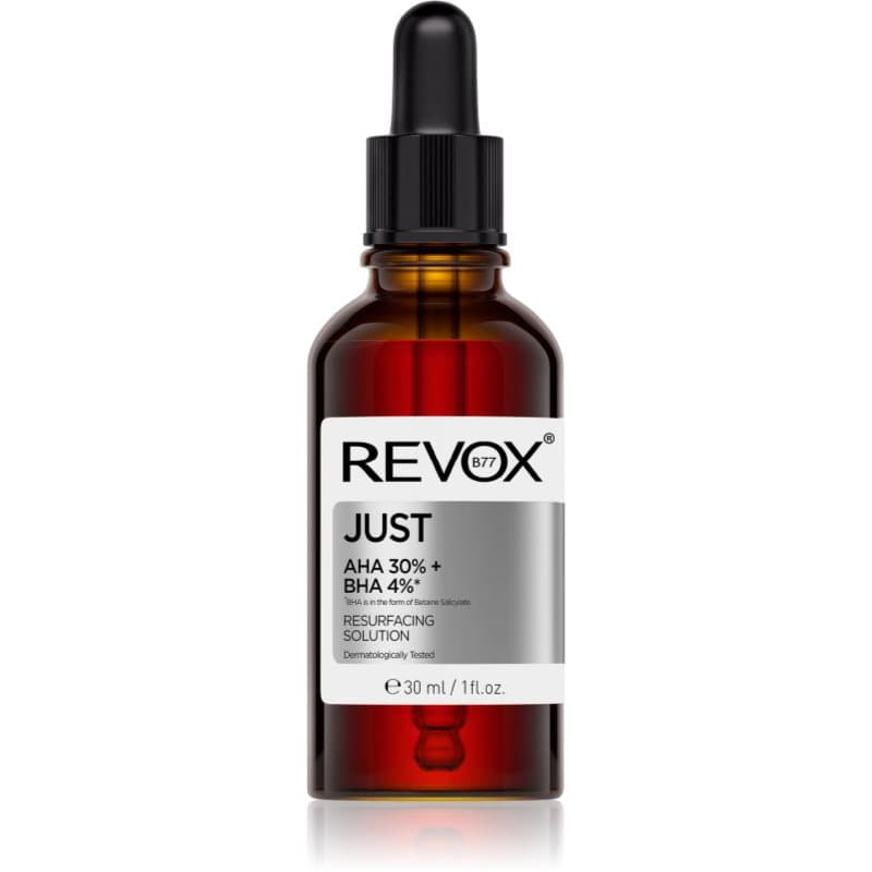 Revox B77 JUST AHA 30% + BHA 4% gladmakend, exfoliërend serum voor Herstel van de Opperhuid 30 ml