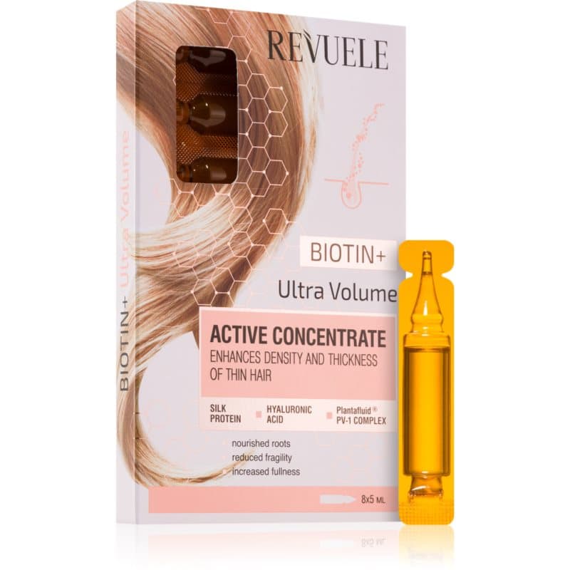 Revuele Active Hair Concentrate Biotin+ Ultra Volume ampul voor meer volume 8x5 ml