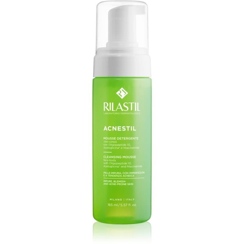 Rilastil Acnestil Reinigingsschuim voor Reductie van Talgproductie voor Vette Huid met Acne Neiging 165 ml