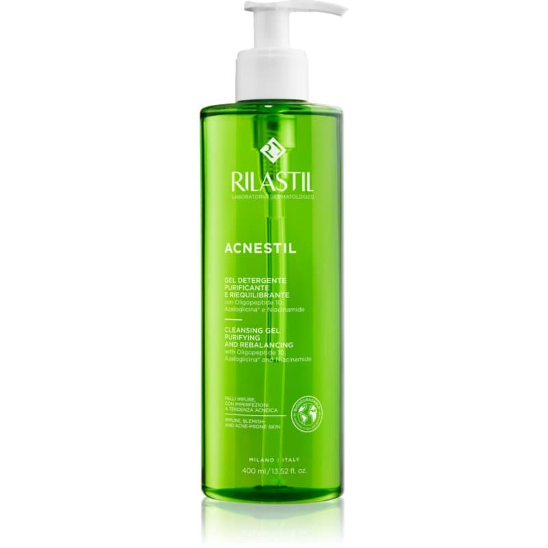 Rilastil Acnestil Reinigingsgel voor Reductie van Talgproductie voor Vette Huid met Acne Neiging 400 ml