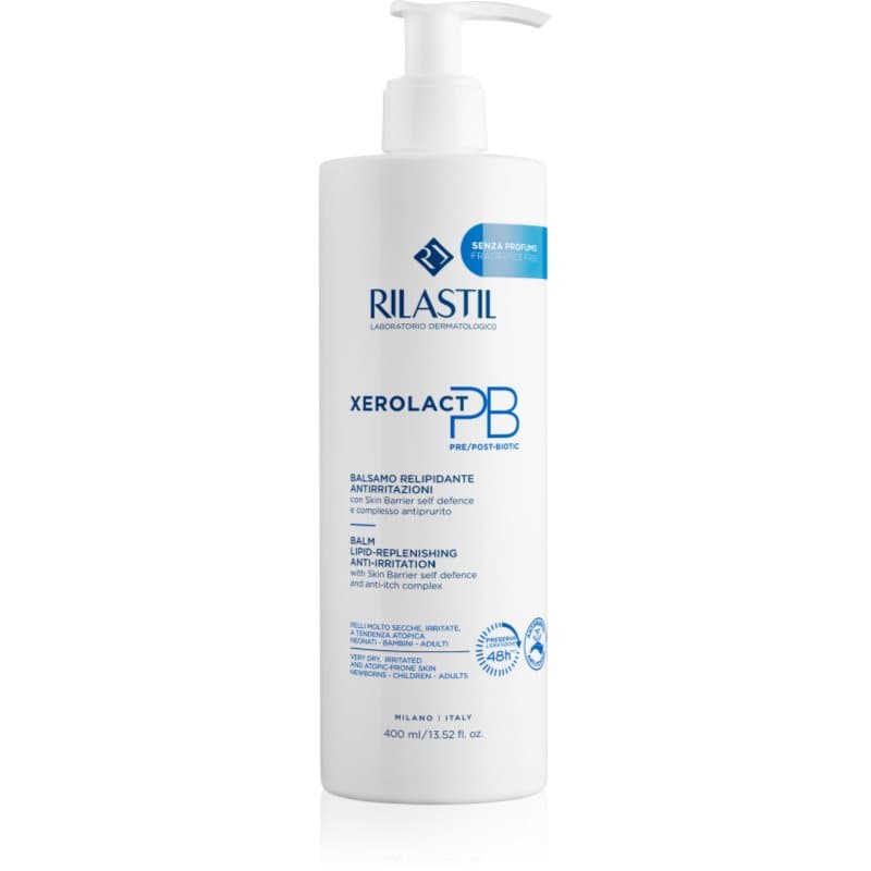 Rilastil Xerolact PB Hydraterende en Kalmerende Crème met Lipiden 400 ml