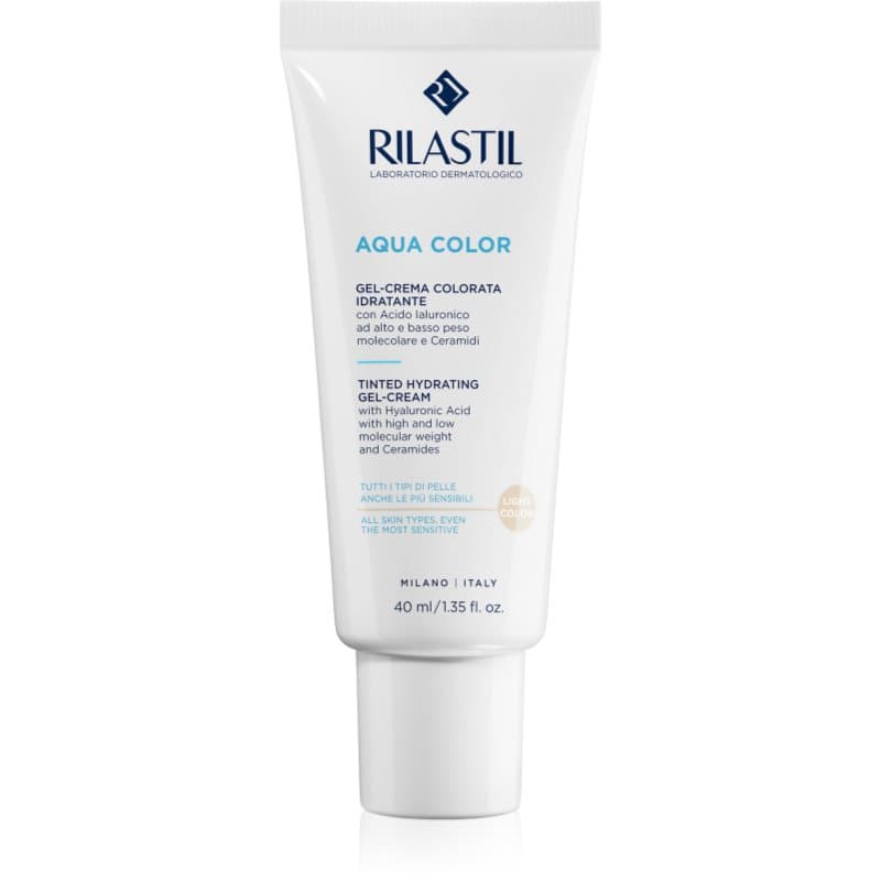 Rilastil Aqua Color Getinte Gel-Crème met Hydraterende Werking Tint Light 40 ml