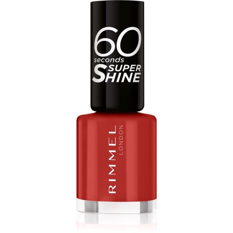 Rimmel 60 Seconds Super Shine Nagellak Tint  310 Double Decker Red 8 ml