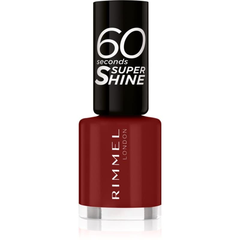 Rimmel 60 Seconds Super Shine Nagellak Tint  320 Rapid Ruby 8 ml