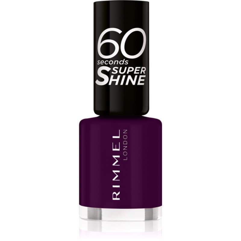 Rimmel 60 Seconds Super Shine Nagellak Tint  345 Black Cherries 8 ml