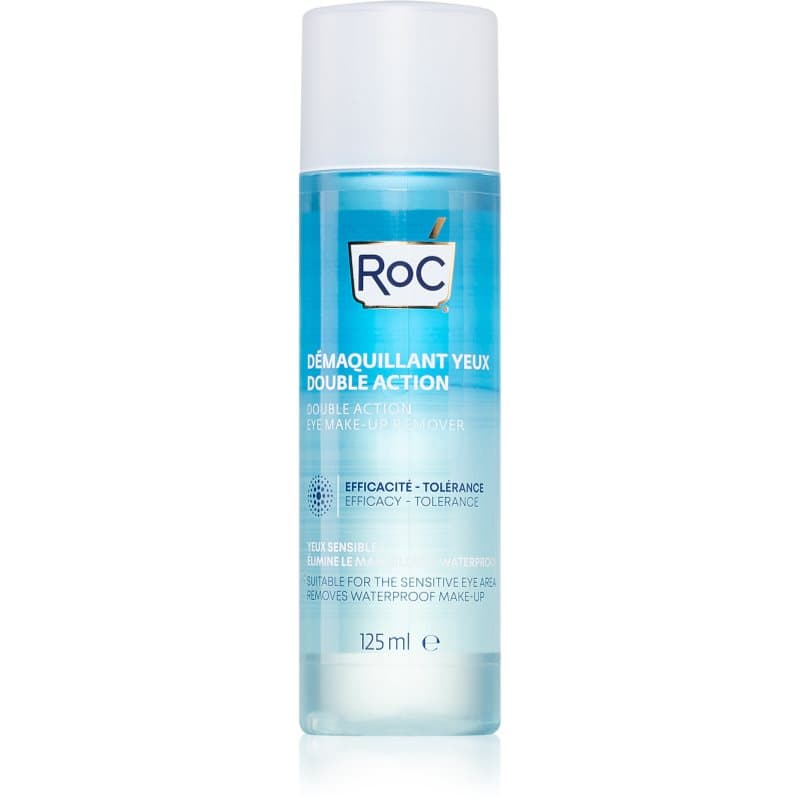 RoC Démaquillant Double Action Twee-Fasen Oog Make-up Remover 125 ml