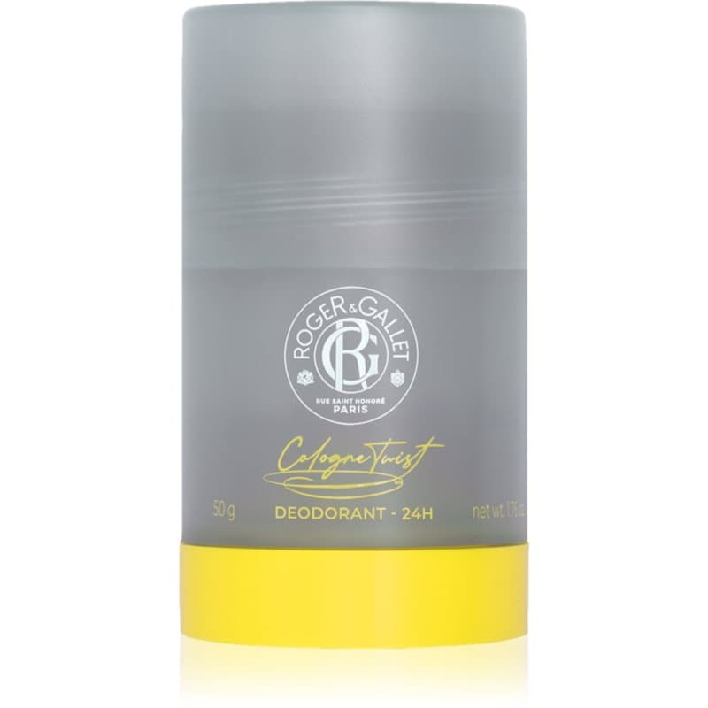 Roger & Gallet Cologne Twist Deo Stick Zonder Aluminiumzout voor Gevoelige Huid voor Mannen 50 g