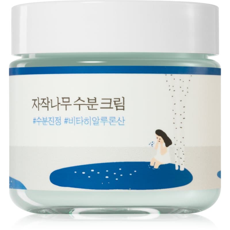 ROUND LAB Birch Juice Moisturizing Cream Lichte Hydraterende Crème voor Herstel van de Huidbarriere 80 ml