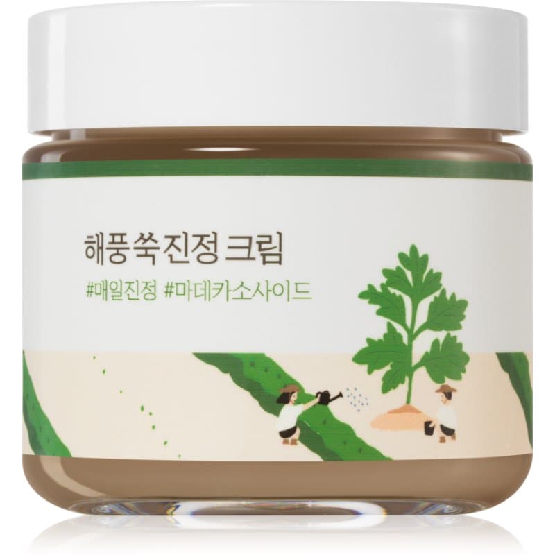 ROUND LAB Mugwort Calming Cream Intensief hydraterende emuls voor Kalmering van de Huid 80 ml