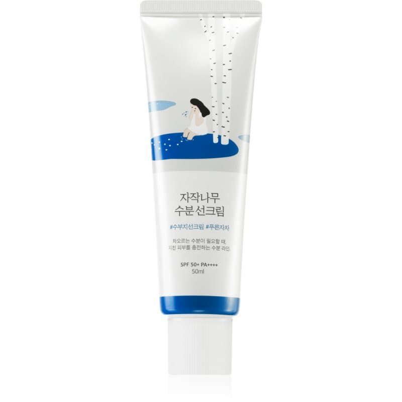ROUND LAB Birch Juice Moisturizing Sunscreen Hydraterende en Beschermende Crème SPF 50+ 50 ml
