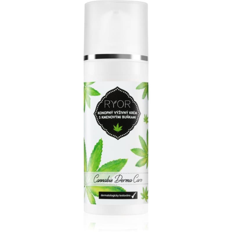 RYOR Cannabis Derma Care Voedende Hennep Crème met stamcellen 50 ml